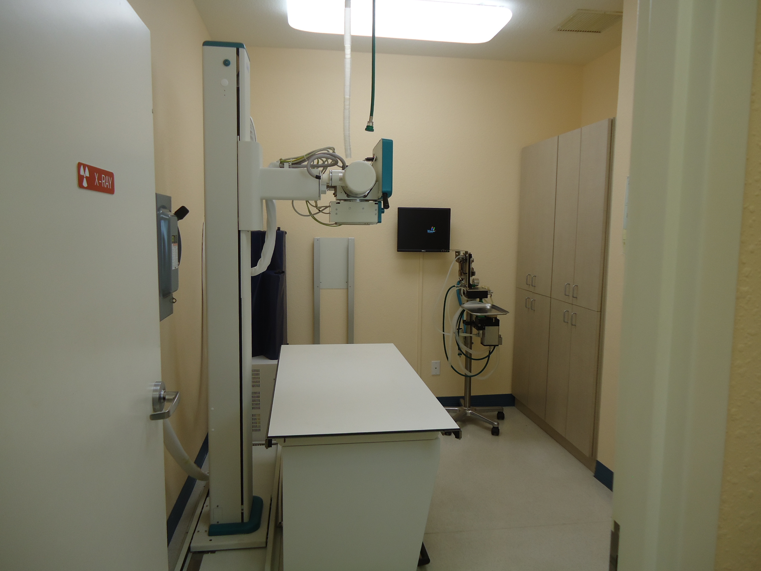 Radiography Room with X-Ray Table & Machine